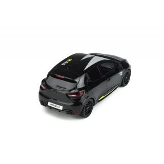 RENAULT CLIO 4 R.S. 18 BLACK 2018 OttO mobile 1:18 Resinemodell (Türen, Motorhaube... nicht zu öffnen!)